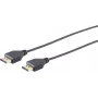 DisplayPort kabelis S/CONN 10-49015 0,5 m Melns