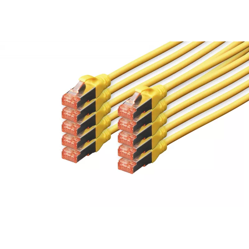 Tīkla kabelis Digitus CAT 6 S/FTP RJ-45 2 m dzeltens