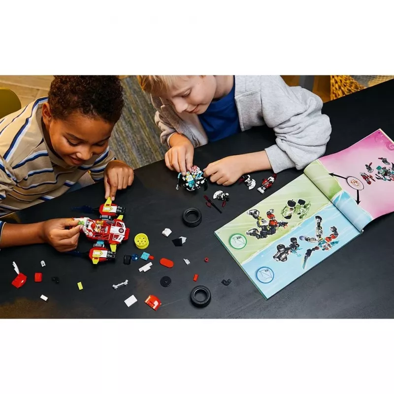 LEGO DREAMZZZ 71497 Kūpera tīģera mehs un Zero karstā stieņa mašīna
