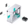 PC Case Jonsbo D41 MESH Midi Tower balta
