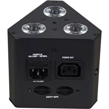 LED gaismas josla EUROLITE TL-3 RGB+UV modelis 51915445 — RGB un UV gaismas diožu kompakta skatuves/kluba apspīdēšana