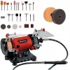 Galda slīpmašīna TC-XG 75 Kit (Sarkana/melna, 150 W, visaptverošs piederumu komplekts pulēšanas un slīpēšanas darbiem)