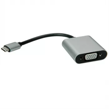 VALUE - Ārējais videoadapteris - USB-C 3.1 - VGA - Melns