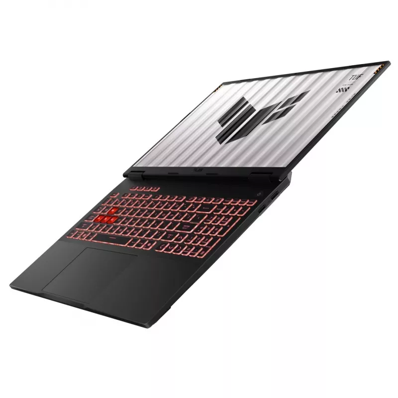 ASUS TUF Gaming A16 FA608 16 collu klēpjdators — AMD Ryzen 7 260 (8c/16t, līdz 5.1 GHz), 16 GB DDR5, 512 GB PCIe 4.0 SSD, NVIDIA GeForce RTX 5070 8 GB