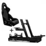 Next Level Racing GTElite Alumīnija Simulatora Kokpits - Riteņa Plates Izdevums + O-Rouge C1-XL Cold Fusion Simracing Sēdeklis