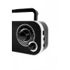 Pārnēsājamais radio Camry CR 1140b — AM/MF, pelēks, maiņstrāvas vai bateriju barošana, kompakts 280×65×113 mm