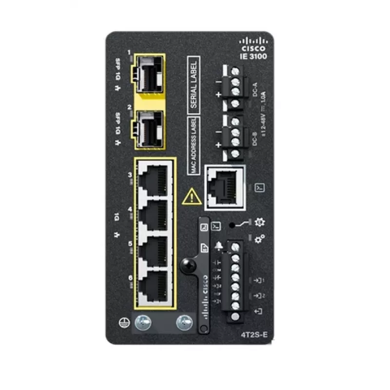 Pārvaldāms komutators Cisco Catalyst IE3100 L2 Gigabit Ethernet 4 porti