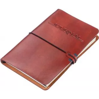 Troika Bullet Journal - Monochrome - brūns - A5 - 72 lapas - punktveida režģa papīrs - pieaugušajiem (BTJ36/BR)