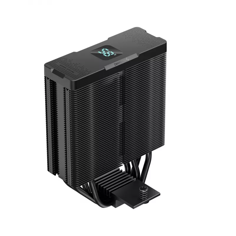 DeepCool AG400 Digital BK ARGB procesora gaisa dzesētājs 12 cm Melns 1 gab.