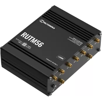 Maršrutētājs TELTONIKA RUTM56 divu modemu, 802.11ac Wi‑Fi, Gigabit LAN x4, Mesh atbalsts, MU‑MIMO (bez mobilās platjoslas)