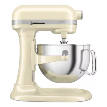 KitchenAid 5KSM60SPXEAC stacionārais mikseris 375 W Krēmkrāsa, pelēks, nerūsējošais tērauds
