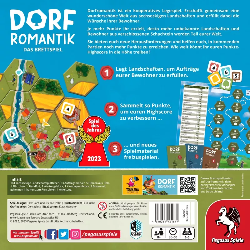 Dorfromantik - Galda spēle (Gada spēle 2023)