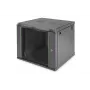 Pie sienas stiprināms statīvs Digitus DN-19 09-U-EC-SW
