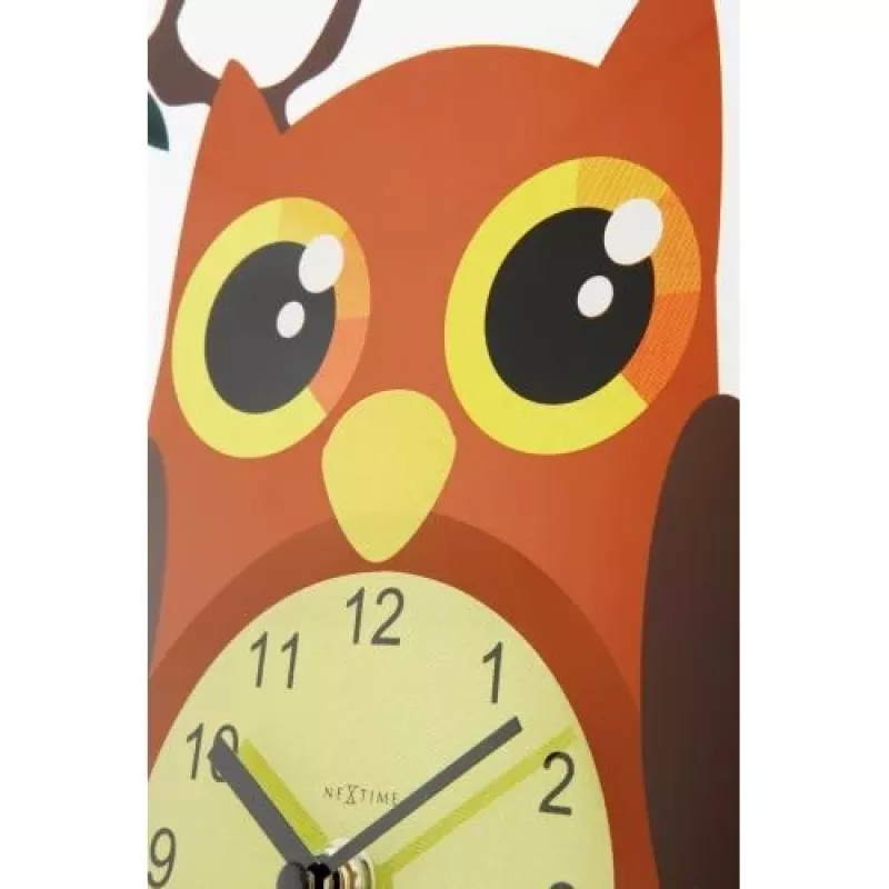 NeXtime pulkstenis 8169 Oohoo, Ø43 cm, sienas, daudzkrāsains