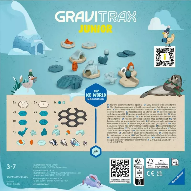 Galda spēle Ravensburger GraviTrax Junior no 3 gadu vecuma
