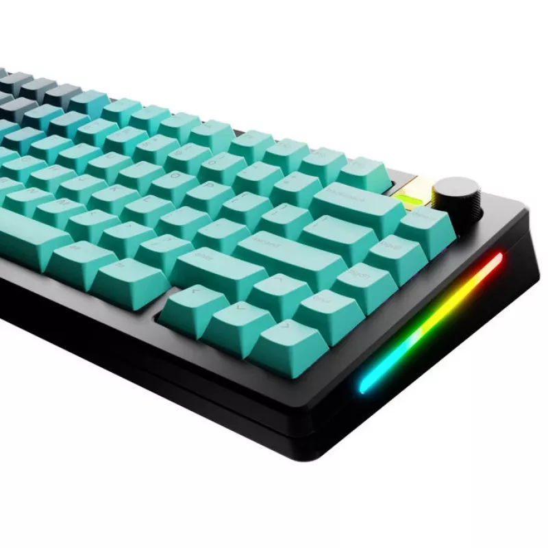 Taustiņvāciņi GLORIOUS GPBT Gradient Rainforest ANSI izkārtojums PBT krāsošana ar sublimāciju