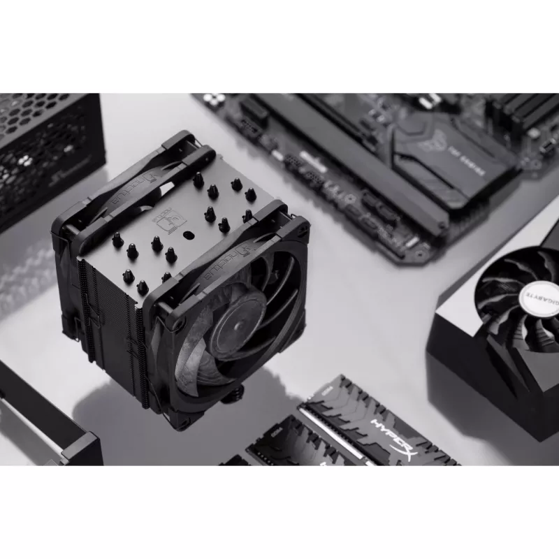 Noctua NH-U12A CHROMAX.Melns procesora dzesētājs