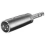Wentronic Goobay XLR adapteris - XLR spraudnis (3 kontaktu) > ligzda 6,35 mm spraudnis (4 kontaktu, stereo) (27515)