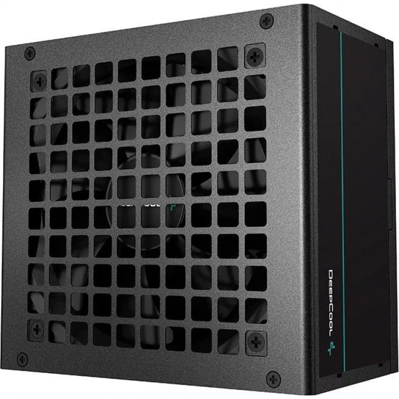 Barošanas bloks DeepCool PF500 500 W ATX 2.4, 80 PLUS, 120 mm ventilators, 20+4 kontaktu, 2×6+2 PCIe, 4×SATA