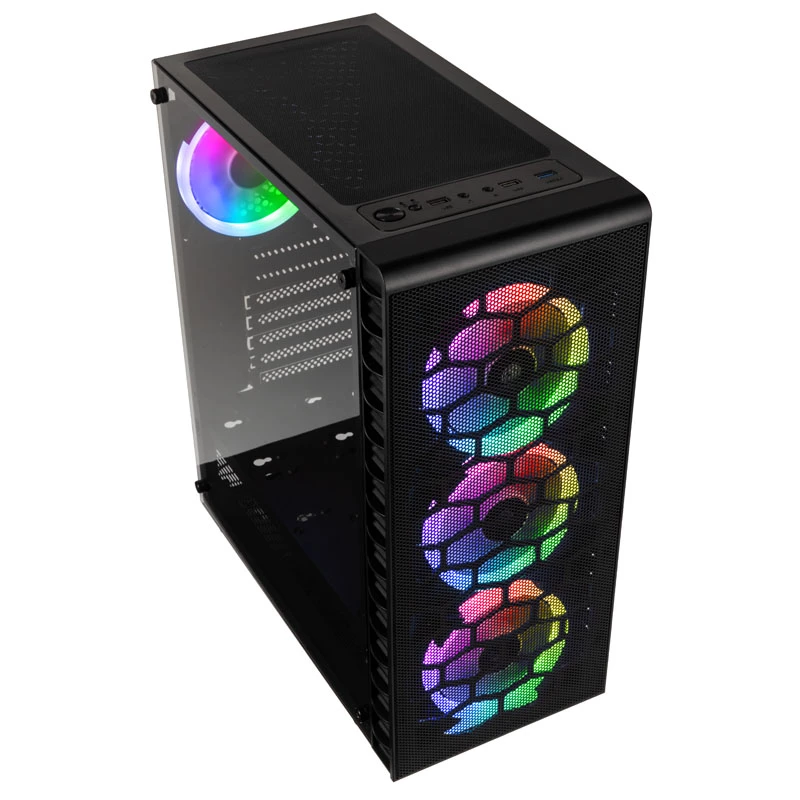 Kolink Observatory Lite Mesh RGB Mid Tower - melna