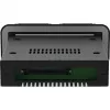 ICY DOCK - ToughArmor - EX MB601V4KW-B - 1-Bay 2.5 U.2/U.3 NVMe SSD Wechselrahmen-Gehäuse in robuster Ausführung mit wasserabweisender Frontblende