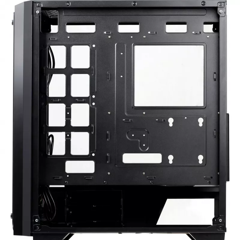 RAIJINTEK PONOS TG4 - Galddators - PC - SPCC - Melns - ATX - EATX - EEB - micro ATX - Mini-ATX - Spēlēm