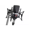 Neumann TLM 102 MT Studio-Set - lielas diafragmas kondensatora mikrofons ar trieciena stiprinājumu, melns