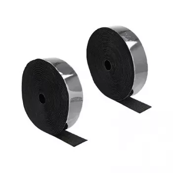 DeLOCK lieljaudas āķa-cilpas lente pašlīmējoša L 15 m x P 50 mm melna