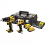 Elektroinstrumentu kombinētais komplekts DeWALT DCK2062E2T-QW, 1/4 collas patrona, 200 N⋅m griezes moments