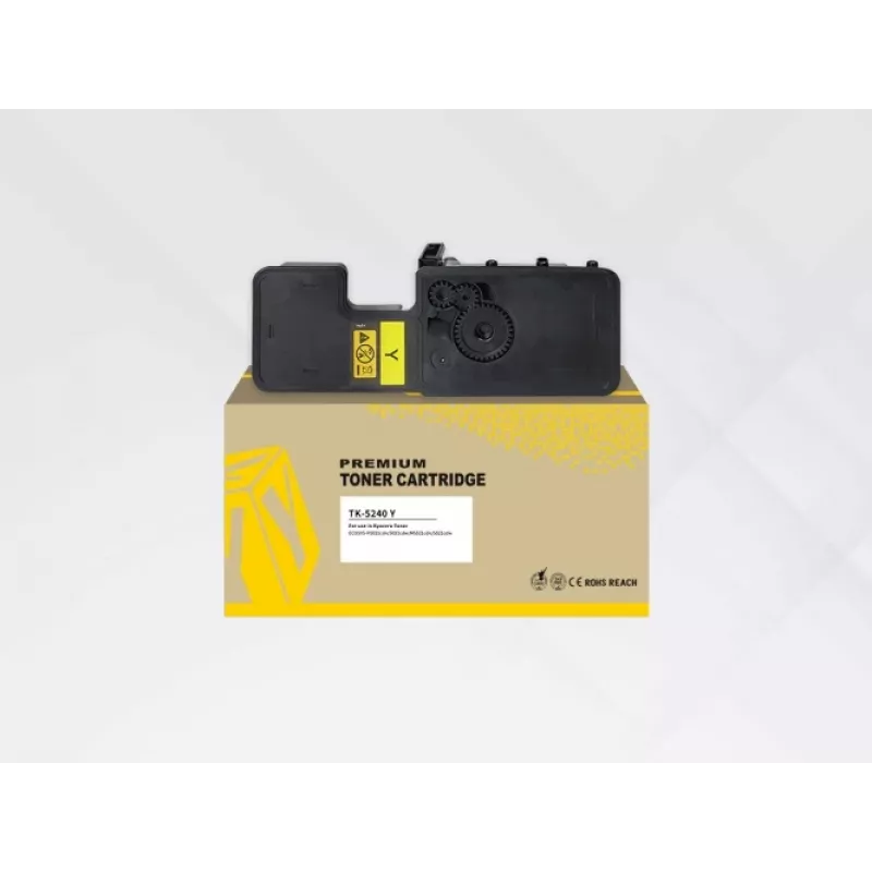 tonera kasete HYB Saderīga with Kyocera TK-5240Y, dzeltena, for ECOSYS P5026Cdw/P5026Cdn/M5526Cdw/M5526Cdn