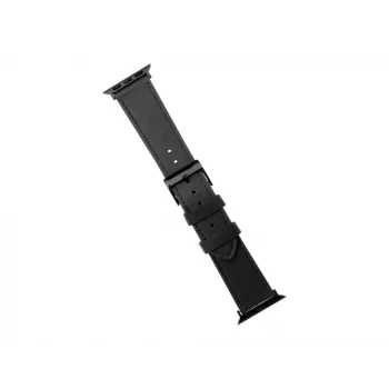 Ādas siksniņa priekš Apple Watch FIXED FIXLST-434-BK — melna, rezerves siksniņa