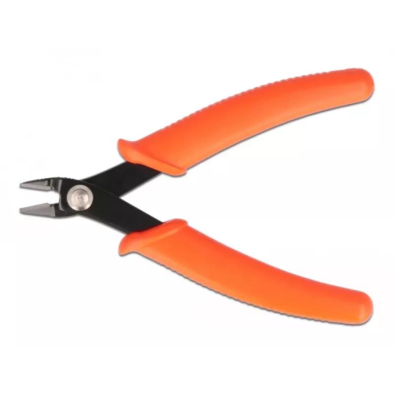 Diagonālās knaibles DeLOCK Side cutter oranžas 12,7 cm