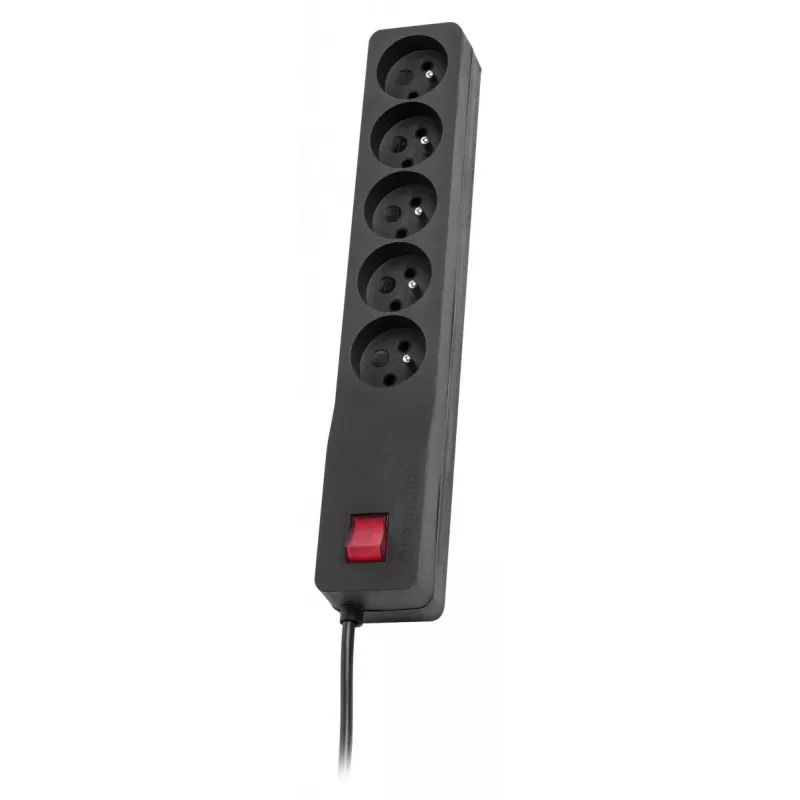 LESTAR ZX 510 G-A K.:CZ 5,0M pārsprieguma aizsargs Melns 5 AC kontaktligzdas 230 V 5 m