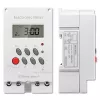 DIN-sliedes elektroniskais taimeris QOLTEC PC0629 — 24V barošana, 16A izeja