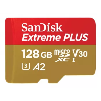 Western Digital Extreme Plus Microsdxc 128GB+SD Adapter 200MB/S 90MB/S A2 C10 V3 (SDSQXBD-128G-GN6MA)