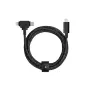 Uzlādes un datu kabelis native union Belt kabelis Duo Pro USB-C uz USB-C un Lightning, melns