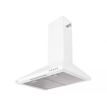 Virtuves tvaika nosūcējs MAAN VELA 2 50, 496 mm platums, alumīnija tauku filtrs, 315 m³/h, 3 ātrumi, 50–58 dB, balts