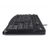 K120 vadu tastatūra, vadu, USB, QWERTZ, melna
