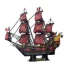 3D Puzzle cubicfun Queen Anne's Revenge Anniversary Version – modelis 306-T4040H, kolekcionējama kuģa montāža