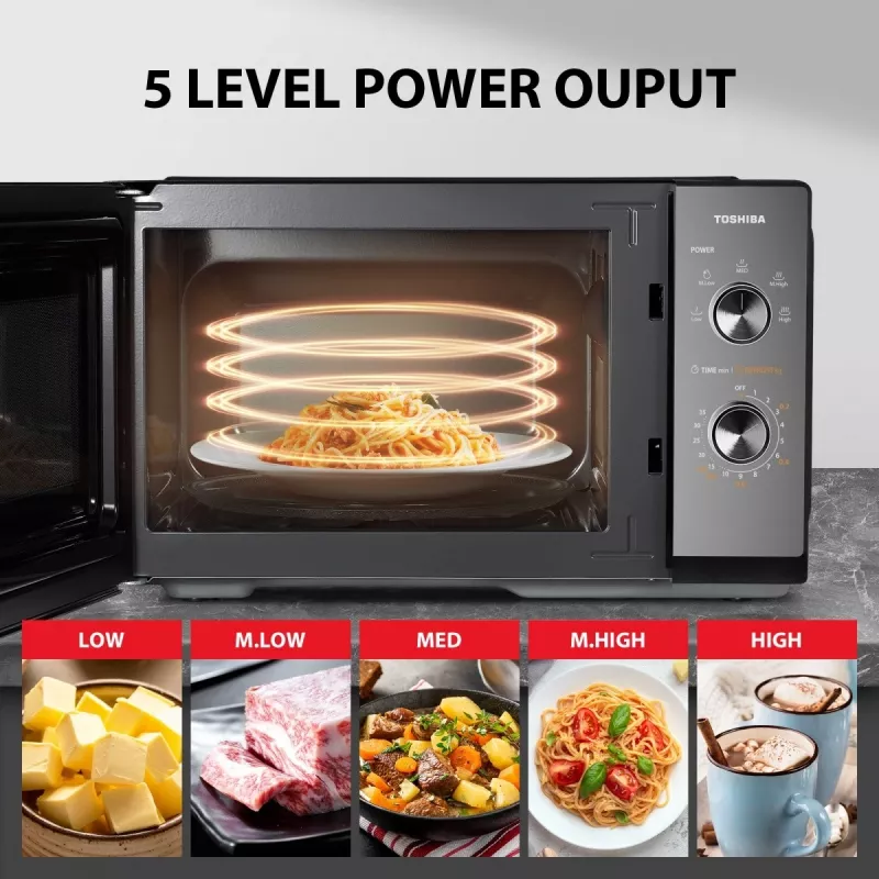 Mikroviļņu krāsns MW3-MM20PF(BK) 800W 20L