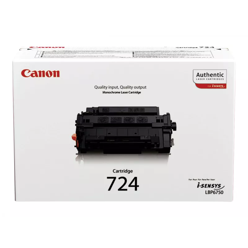 Canon CRG-724H tonera kasetne 1 gab. Oriģināls Melns