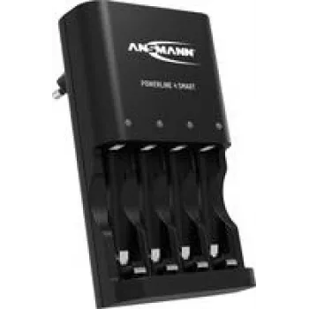 Ansmann Powerline 4 Smart apaļo elementu lādētājs NiCd, NiMH Micro (AAA), Mignon (AA) (990-00113)