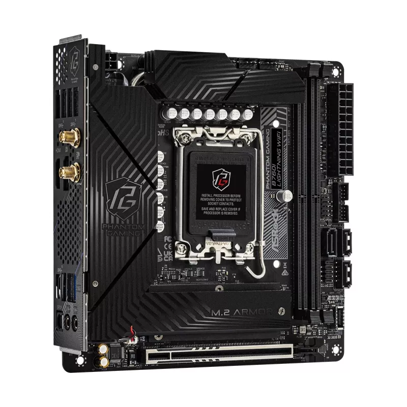ASRock B760I Lightning WiFi DDR5 Mini-ITX LGA1700 mātesplate