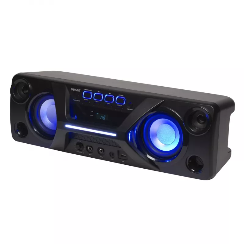 Denver BTB-410NR Stereo Portable Speaker Melns