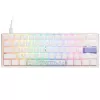 Ducky One 3 Classic Pure Balts Mini spēļu tastatūra, RGB LED - MX-Sarkans (US) (DKON2161ST-RUSPDPWWWSC1)