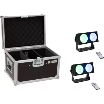 LED gaismas josla EUROLITE CBB-2 COB RGB 2x - kompakta COB RGB lineāra ierīce, dubultā vienība