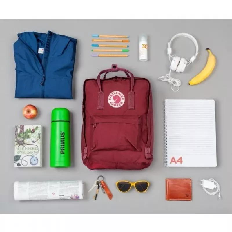 Fjällräven Kånken mugursoma Graphite Vinylon rāvējslēdzēja aizdare