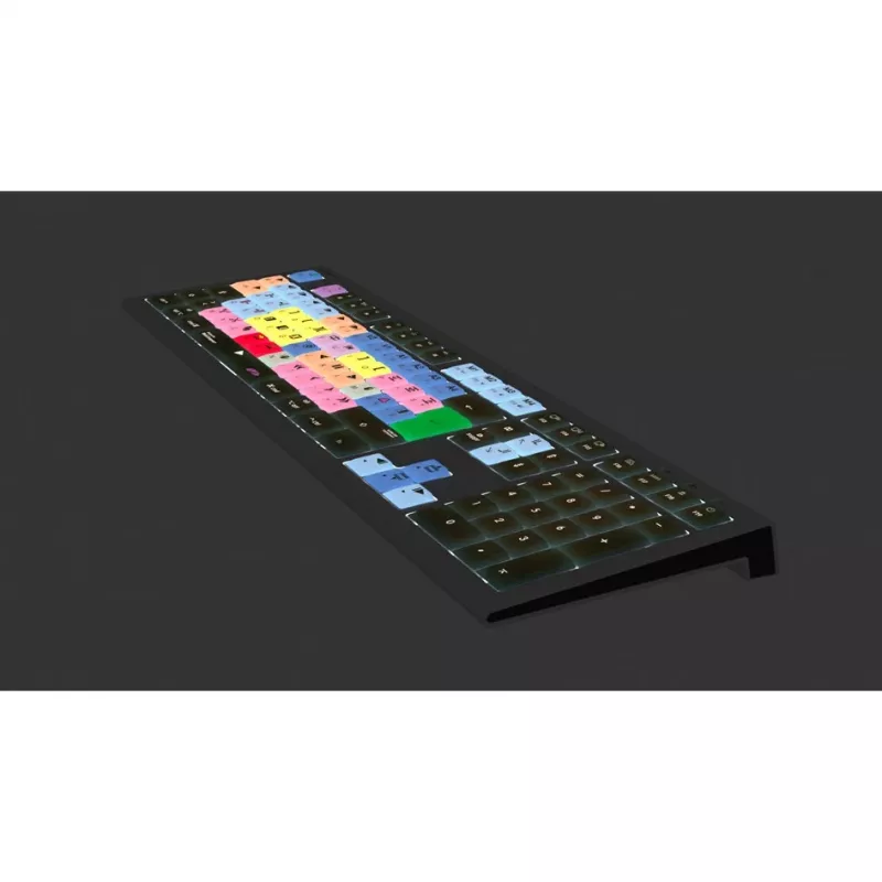 Logickeyboard Avid Media Composer ASTRA 2 aizmugurgaismota tastatūra Mac franču (LKB-MCOM4-A2M-FR)