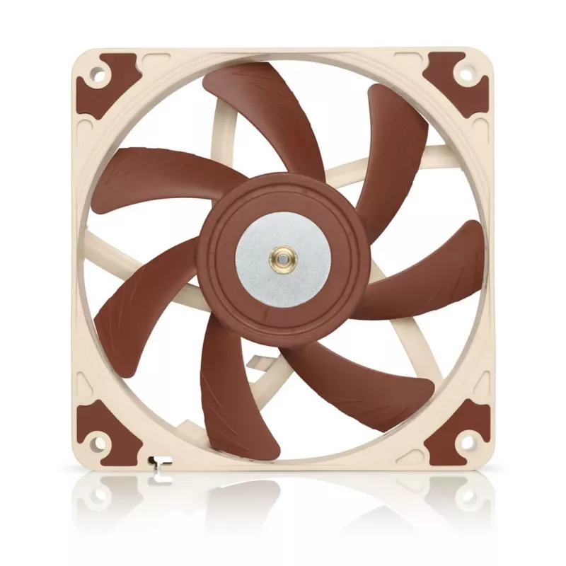 Ventilators Noctua NF-A12x15 FLX — 120 mm plāns 15 mm datora korpusa ventilators, 12 V, 1850 apgr./min, 94.2 m³/h, 23.9 dB, 3 kontaktu
