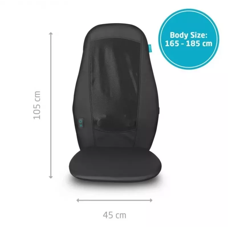 Ecomed MC-15E masāžas paliktnis Melns 24 W